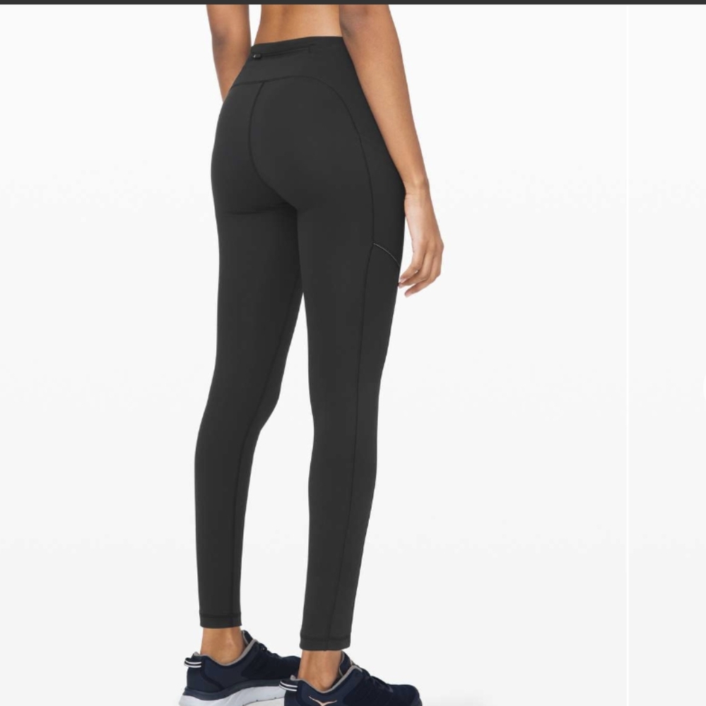 Lululemon Speed Up Tight 28" *Brushed Full-On Luxtreme Black
